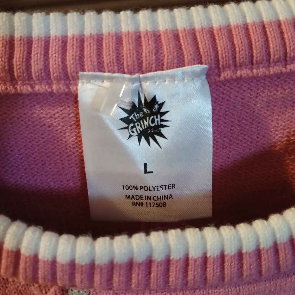 Pink Grinch Sweater - Picture 5 of 8
